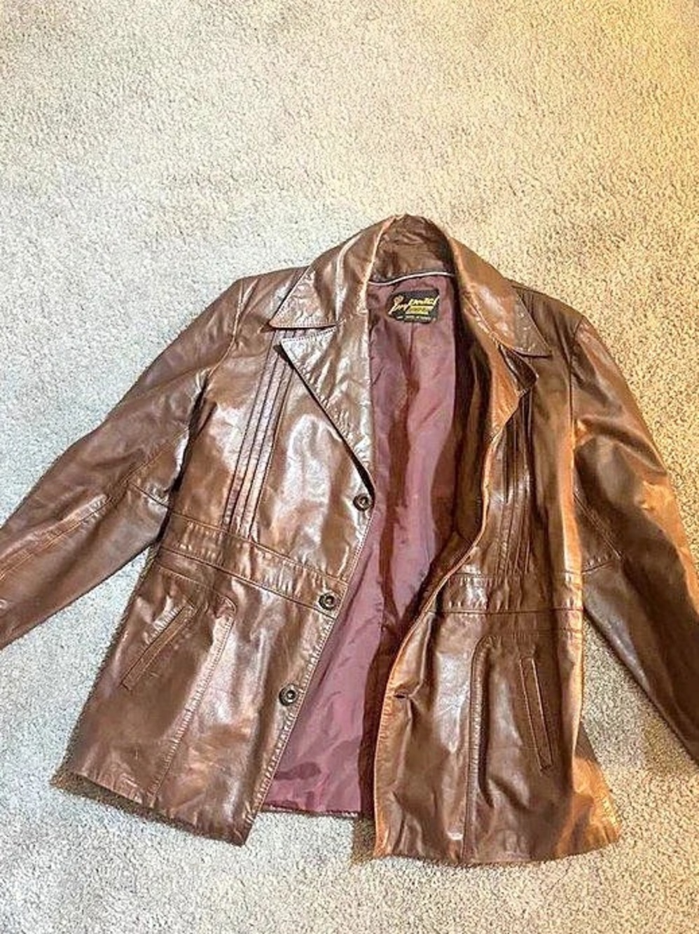 Imperial Men's Leather Jacket Size XL
